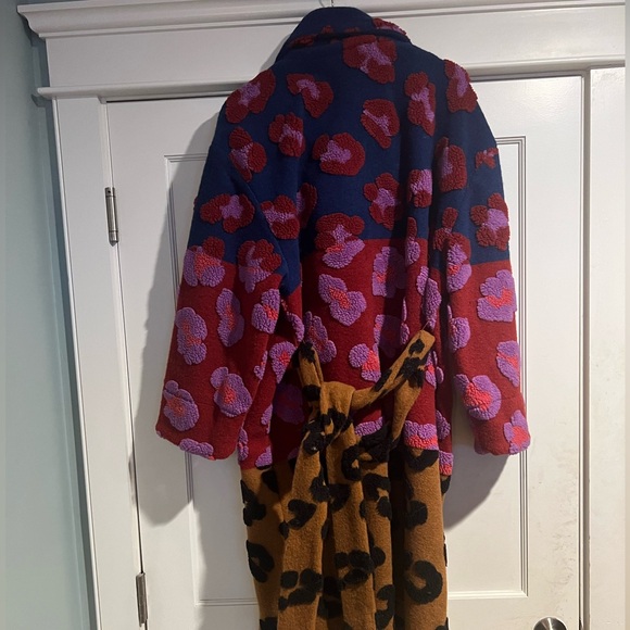 Farm Rio Mixed Leopard 🐆 Coat - NWT - L - Picture 15 of 15